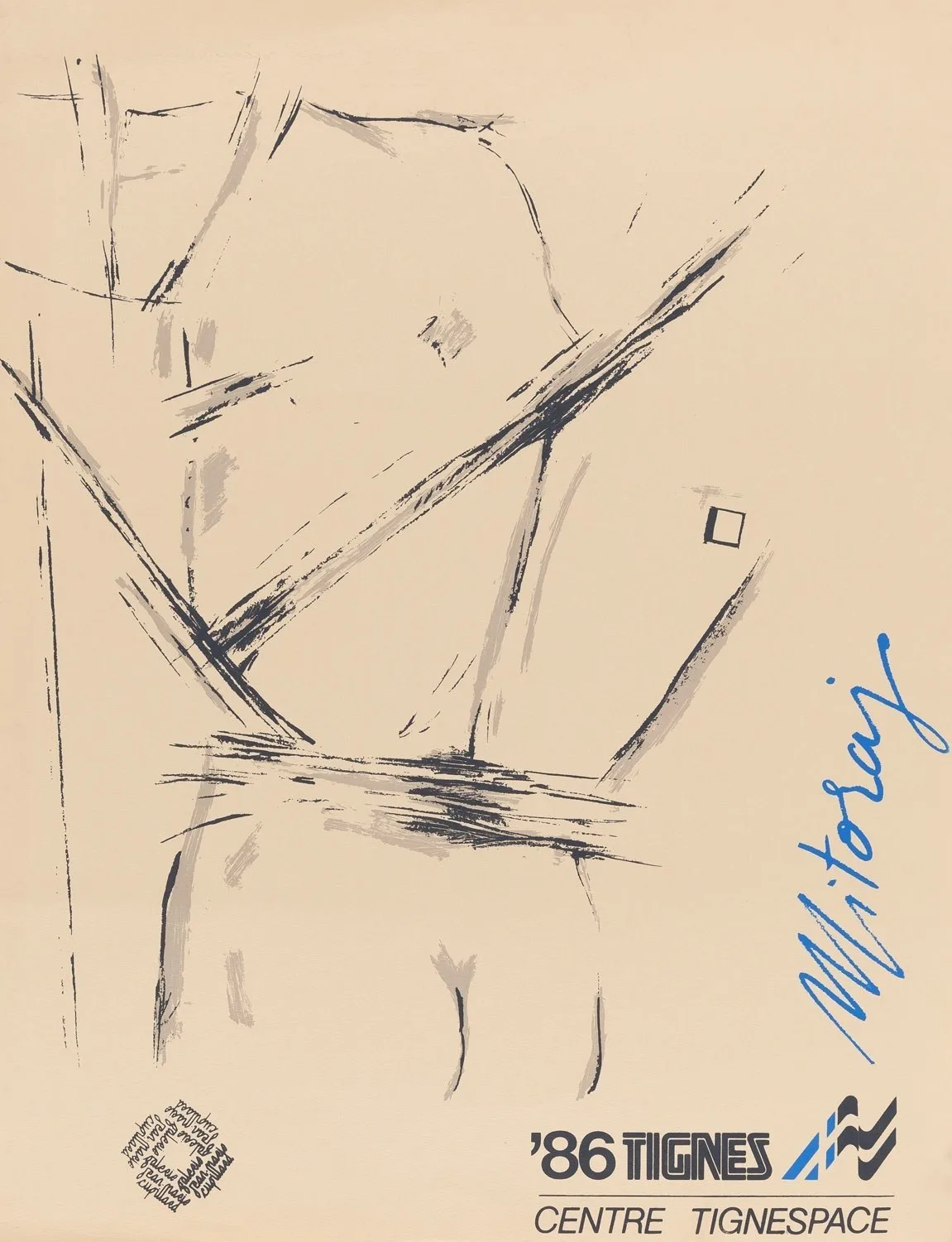 Poster Tignes 1986 — Igor Mitoraj
